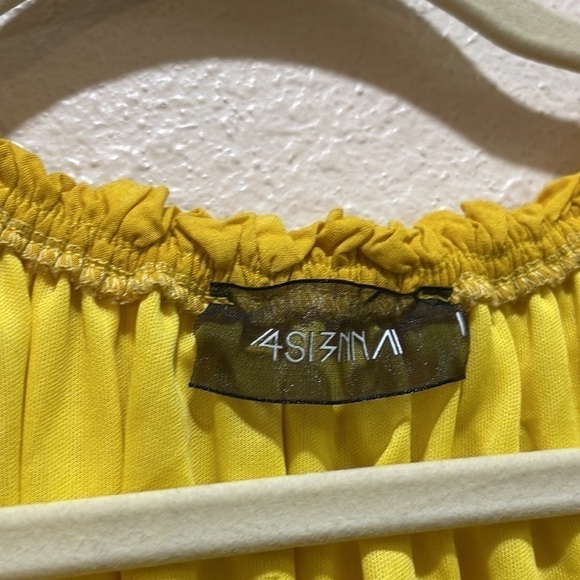 4SIENNA Yellow Tie-Dye Dress S - Picture 7 of 10